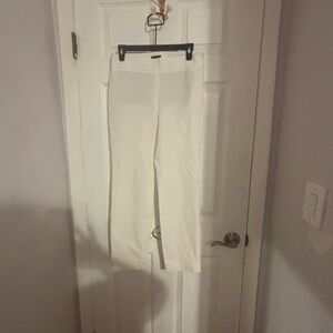 Talbots Classic Cream Straight Leg Pants